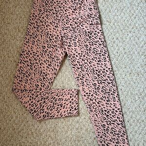 Define Your Inspiration Leggings DYI Pink Leopard Print Women’s Leggings Sz Sm